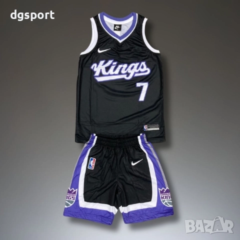 Детски екип на Сакраменто Кингс#Саша Везенков #7!, снимка 2 - Баскетбол - 52066729