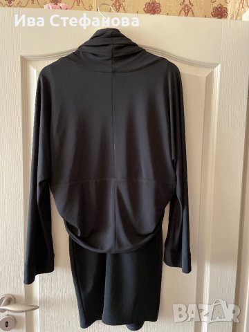 Черно изчистено болеро ръкави за официална парти коктейлна рокля тежко трико , снимка 4 - Корсети, бюстиета, топове - 42988717