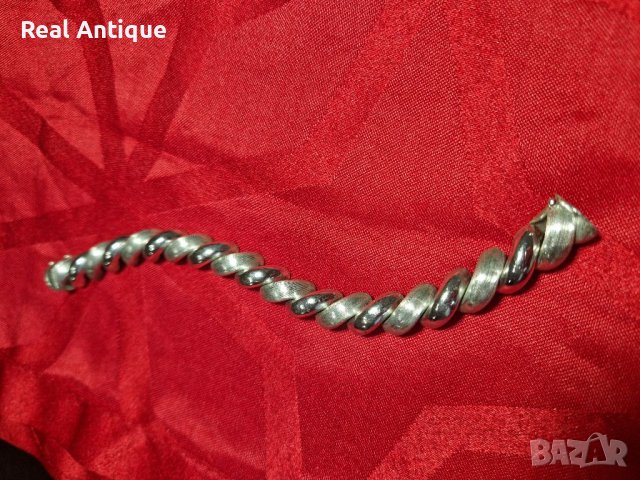 Страхотна антикварна сребърна гривна , снимка 2 - Антикварни и старинни предмети - 40777147