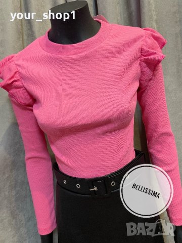 3 цвята дамска блуза рипс, снимка 3 - Блузи с дълъг ръкав и пуловери - 43370629