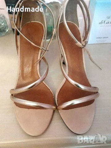 Италиански бутикови сандали естествена кожа, снимка 4 - Дамски елегантни обувки - 39634762