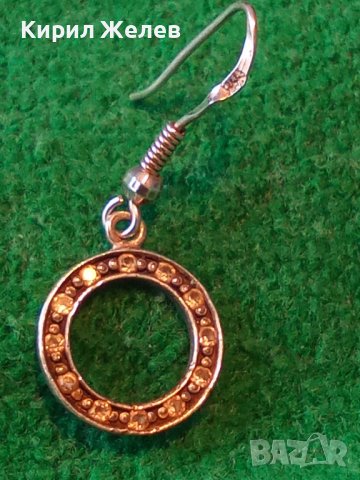 ПРЕКРАСНА СРЕБЪРНА РЕТРО АРТ ОБЕЦА СРЕБРО 925 с ФАСЕТИРАНИ СКЪПОЦЕННИ КАМЪЧЕТА ЦИРКОНИЙ 26389, снимка 2 - Обеци - 40524019