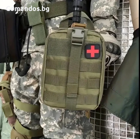 Модулна чанта за аптечка (Green) , снимка 2 - Екипировка - 50900351