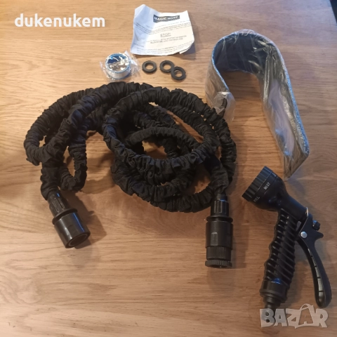 Разтегаем градински маркуч 7.5м, със 7 режима на струята, снимка 8 - Напояване - 52711157
