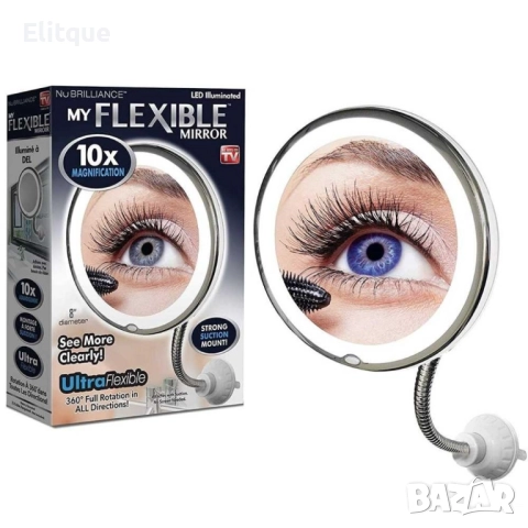 Оптично огледало с LED светлина, вакуумно захващане и10x оптично увеличение, снимка 3 - Други - 52888453