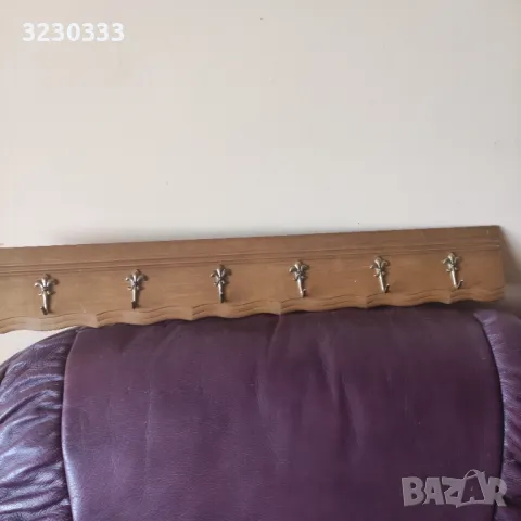 Дървена закачалка , снимка 2 - Аксесоари за кухня - 48690131