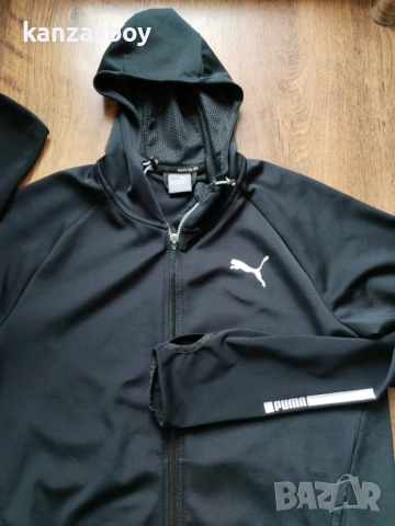 Puma Tec Sports FZ - страхотно мъжко горнище КАТО НОВО Л, снимка 4 - Спортни дрехи, екипи - 53342168