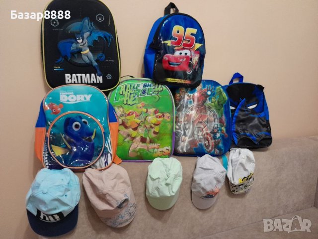 Детски комплекти раница и шапка , снимка 1