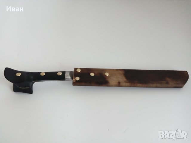 Масивен Нож Каракулак с Дървена Кания за Възтановки, снимка 3 - Ножове - 28371825