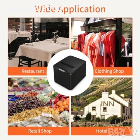 Bisofice термален принтер за касови бележки 80 мм USB + LAN, снимка 9 - Принтери, копири, скенери - 53245593
