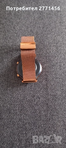 Смарт часовник HUAWEI – розово злато, мрежеста каишка, снимка 2 - Дамски - 53032412