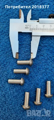 Нитове RIBATTINI- TT  6x18/6х28mm - метални нитове/ полукръгла глава, снимка 2 - Индустриална техника - 47579549