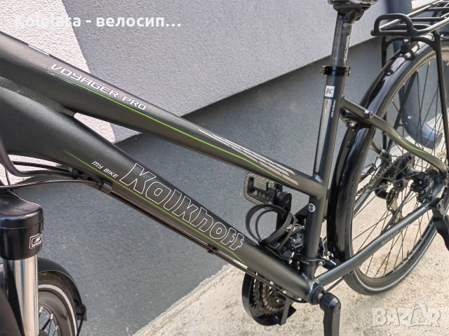 28" Kalkhoff, S размер 46см, дамски трекинг градски алуминиев велосипед, снимка 11 - Велосипеди - 53035606