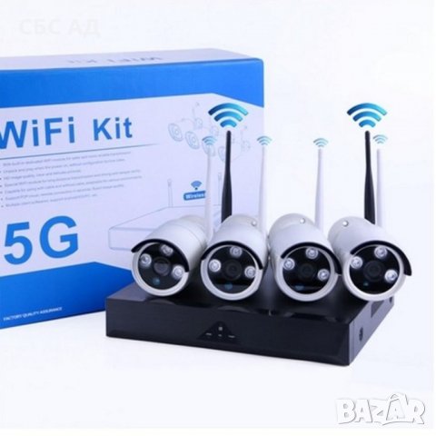 WiFi Kit 5G + 1TB диск, снимка 1 - Комплекти за видеонаблюдение - 28255157