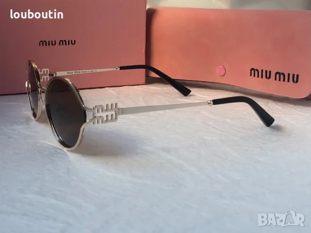 Miu 2024 дамски слънчеви очила елипса овални кръгли 4 цвята, снимка 8 - Слънчеви и диоптрични очила - 47930800