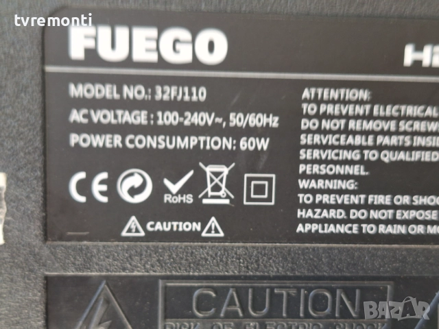 MAIN BOARD,TP.MS3663S.PB818 за 32-инчов телевизор FUEGO 32FJ110, с дисплей E32DM1000, снимка 6 - Части и Платки - 51733947