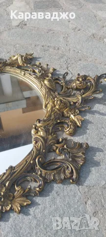 Бронзова Конзола/Огледало, снимка 7 - Огледала - 49442456