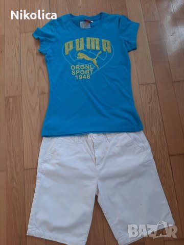 Детски блузи Puma,Benetton,Breezer," 7 for all mankind" и къс панталон Benetton 12 г.момиче, снимка 10 - Детски комплекти - 25282286