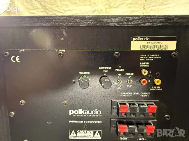 10” Polkaudio Subwoofer , снимка 9 - Тонколони - 51397486