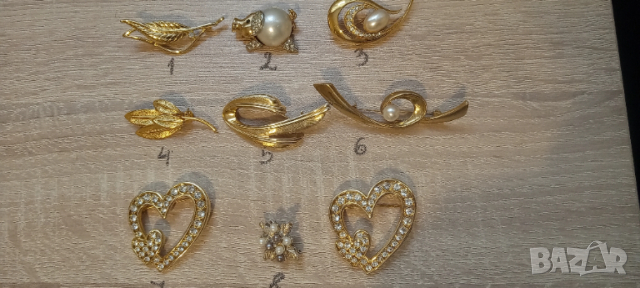 Посребрена старинна брошка,щипка за шал, снимка 3 - Други - 45885875