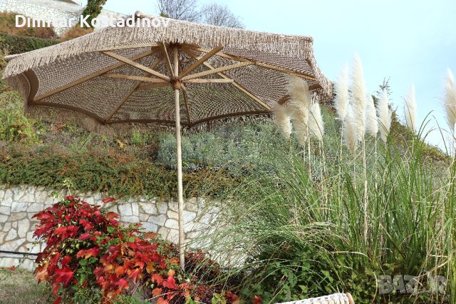 Плетени чадъри тип макраме за градина, плаж, ресторант или бийч бар, снимка 10 - Градински мебели, декорация  - 43956841