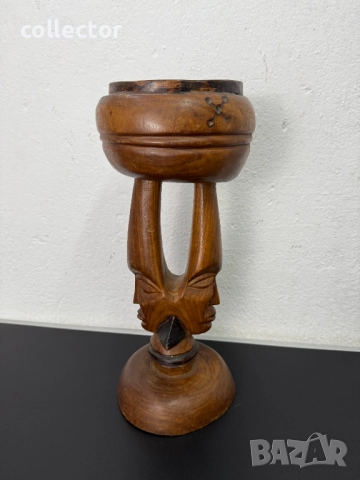 Африканска поставка за цветя / пепелник. №7426