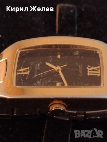CASIO WATER RESISTANT JAPAN MOVT ЕЛЕГАНТЕН БИЗНЕС МОДЕЛ ДАМСКИ ЧАСОВНИК 27359, снимка 6 - Дамски - 38753260