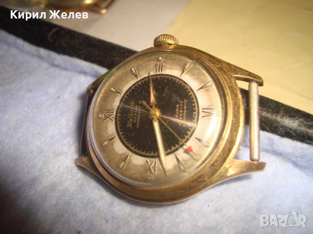 Walbusch LUXUS WATER PROOF 17 RUBIS DUROBLOC ANTIMAGNETIC ПОЗЛАТЕН ШВЕЙЦАРСКИ ВИНТИДЖ ЧАСОВНИК 26933, снимка 13 - Антикварни и старинни предмети - 36729445