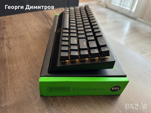 Razer - BlackWidow V3 Mini HyperSpeed,Yellow, Механична клавиатура, снимка 5 - Клавиатури и мишки - 52516755