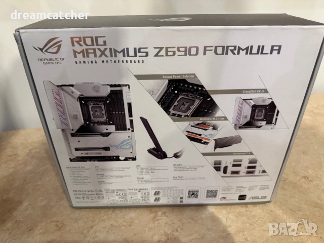 Дънна платка ASUS ROG MAXIMUS Z690 FORMULA, Socket 1700, снимка 2 - Дънни платки - 52426555