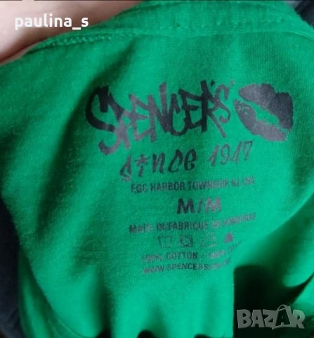 Три различни броя / Памучна еластична тениска "le top", "Spencer's" и "Jessica" , снимка 10 - Тениски - 28430471