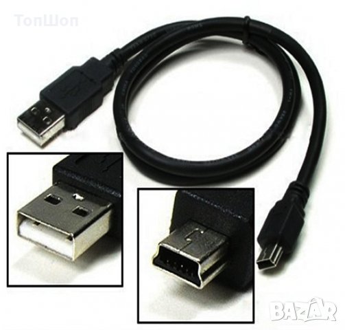 Кабел USB to USB Mini, снимка 3 - Кабели и адаптери - 27163445
