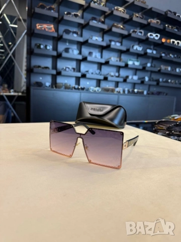 очила с черен обикновен калъф и Ув защита fendi, снимка 11 - Слънчеви и диоптрични очила - 52150599