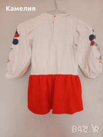 Рокля Mickey and Minnie Mouse, 5г., снимка 3 - Детски рокли и поли - 48766322