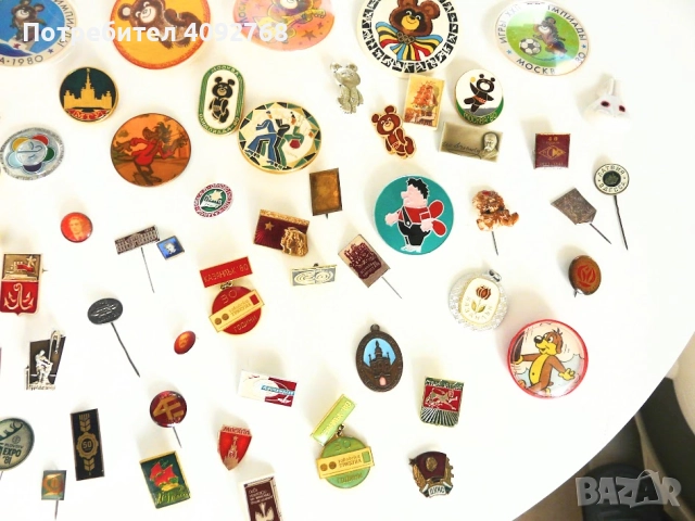 значки от Олимпиада 1980 г и други , снимка 6 - Антикварни и старинни предмети - 51894402