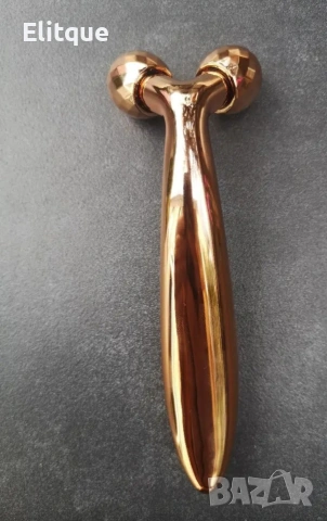 Масажен стик за лице 24K с две вибриращи топки , снимка 2 - Масажори - 53448396