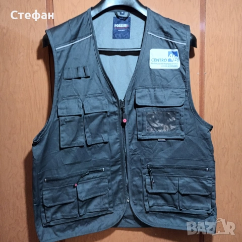 Нов тъмносив италиански елек"ROSSINI", снимка 3 - Други услуги - 53574861