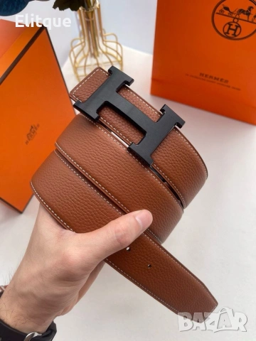 колани от естествена кожа в кутия hermes , снимка 9 - Колани - 53216873