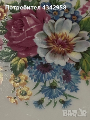 Winterling. 1950 г. Порцеланова чиния., снимка 7 - Антикварни и старинни предмети - 52898707