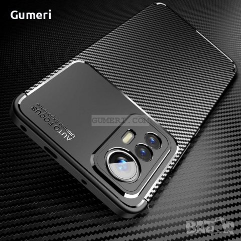 Xiaomi 12 Lite Удароустойчив Гръб Със Защита За Камерата - Карбон, снимка 4 - Калъфи, кейсове - 38183818
