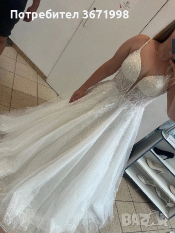 Булчинската  рокля, снимка 5 - Сватбени рокли - 53109205