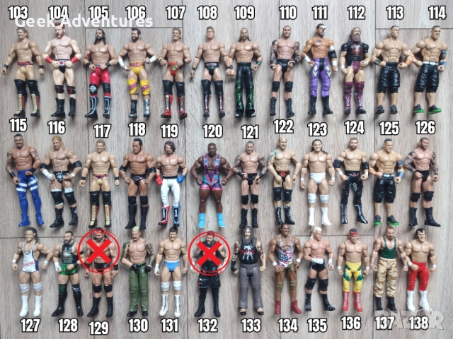 Екшън Фигурки WWE Кеч Pro-Wrestling Action Figures Dean Ambrose Hogan Cena, снимка 4 - Колекции - 46527048