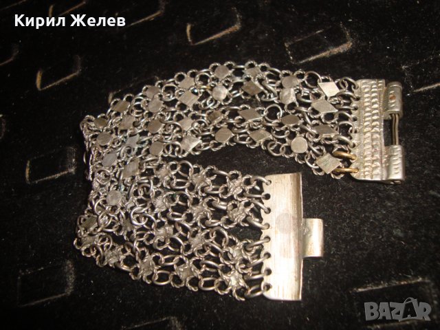 18 ВЕК ВЪЗРОЖДЕНСКА СРЕБЪРНА САЧАНЕНА ГРИВНА РЪЧНА ИЗРАБОТКА СТАРИННА ПЛЕТКА с ЩИФТ НАКИТ БИЖУ 17644, снимка 12 - Антикварни и старинни предмети - 33215654