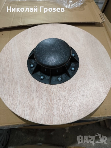 Балансираща дъска дървена ф40см НОВА , снимка 3 - Фитнес уреди - 52219797