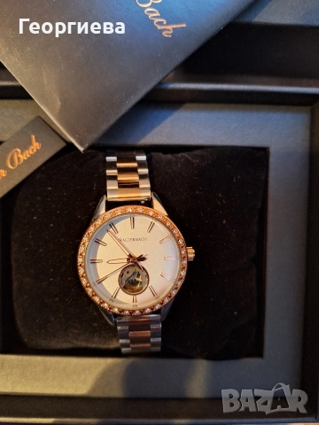 Продавам дамски автоматичен часовник Walter Bach, снимка 2 - Дамски - 53491143