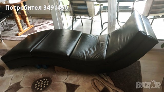 Черна кожена лежанка в Дивани и мека мебел в гр. София - ID38875989 —  Bazar.bg