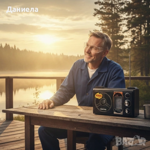 Преносимо радио Leotec LT-2008 — класически дизайн и AC/DC захранване