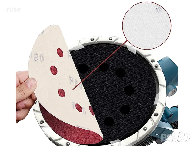 НОВИ! Шкурки за ексцентършлайф Parkside PWBS 180 / 10 дупки / 180 mm, снимка 5 - Други инструменти - 49514164