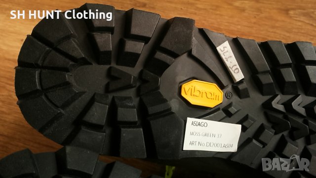 DIEMME ASIAGO MOSS GREEN Vibram Leather Shoes размер EUR 37 дамски естествена кожа - 120, снимка 17 - Дамски боти - 39146388