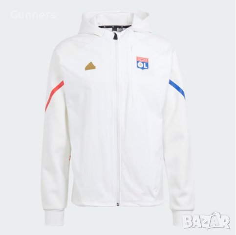Olympique Lyon 23/24 Prematch Jacket, S *Ново, с етикети*, снимка 1 - Спортни дрехи, екипи - 43256634
